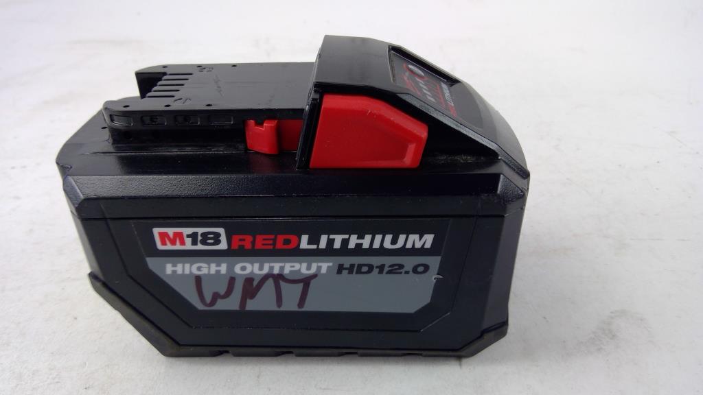 Milwaukee Battery Pack, 48111812 Property Room
