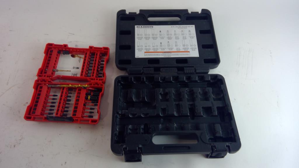 Milwaukee Bit Set And Maddox Lug Nut Master Key Set, 2 Pieces