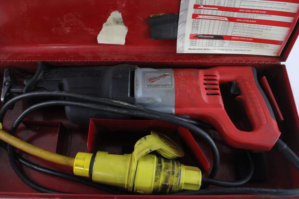 Milwaukee Corded Reciprocating Saw Property Room