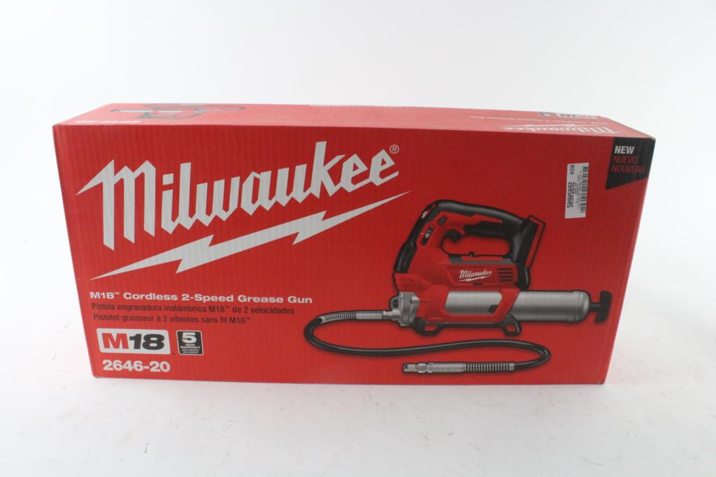 Milwaukee Cordless 2Speed Grease Gun Property Room