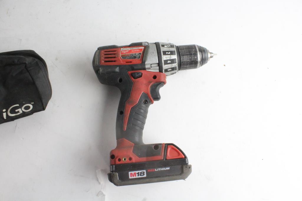 Milwaukee Cordless Drill And Accessories, 10+ Pieces Property Room