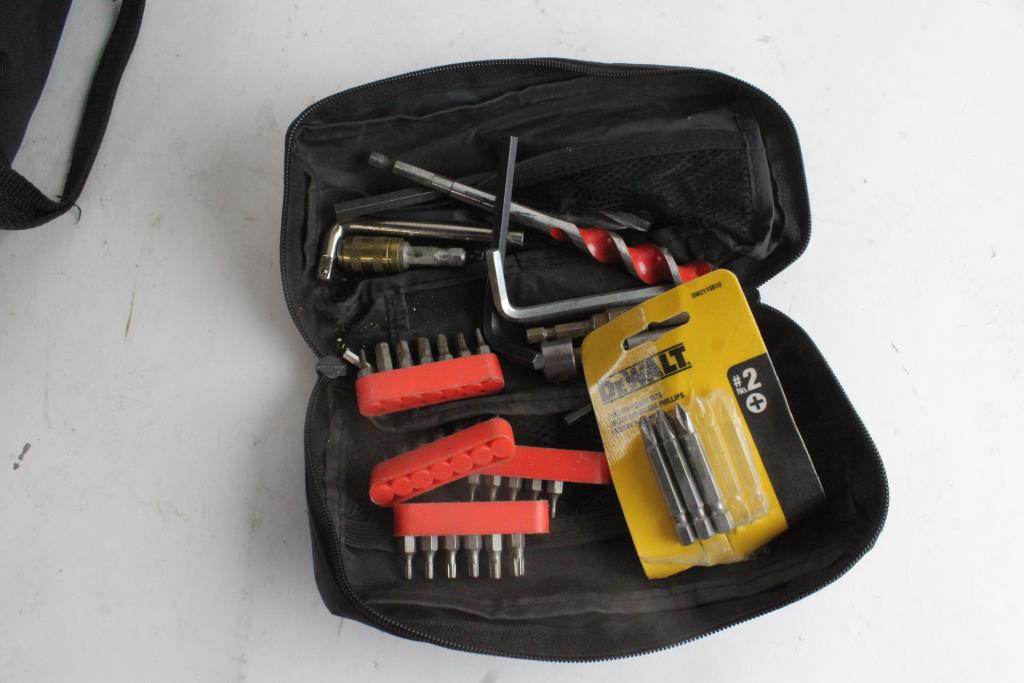 Milwaukee Cordless Drill And Accessories, 10+ Pieces Property Room