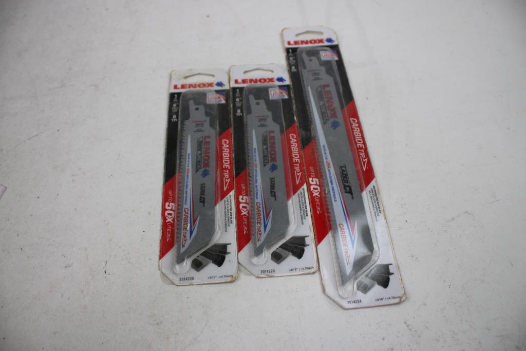 Milwaukee, Dewalt, Diablo, Lenox Metal Cutting Sawzall 15+ Pieces