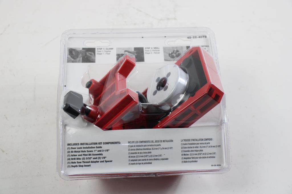 Milwaukee Door Lock Installation Kit Property Room