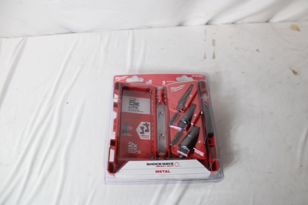 Milwaukee Electrician Impact Step Drill Bit Set