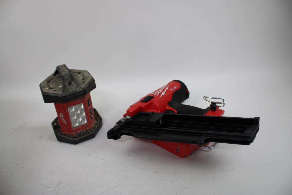Milwaukee Framing Nailer, Flood Light