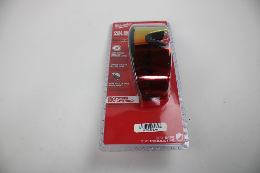 Milwaukee Full Coverage Anti-scratch Morrored Protective Glasses