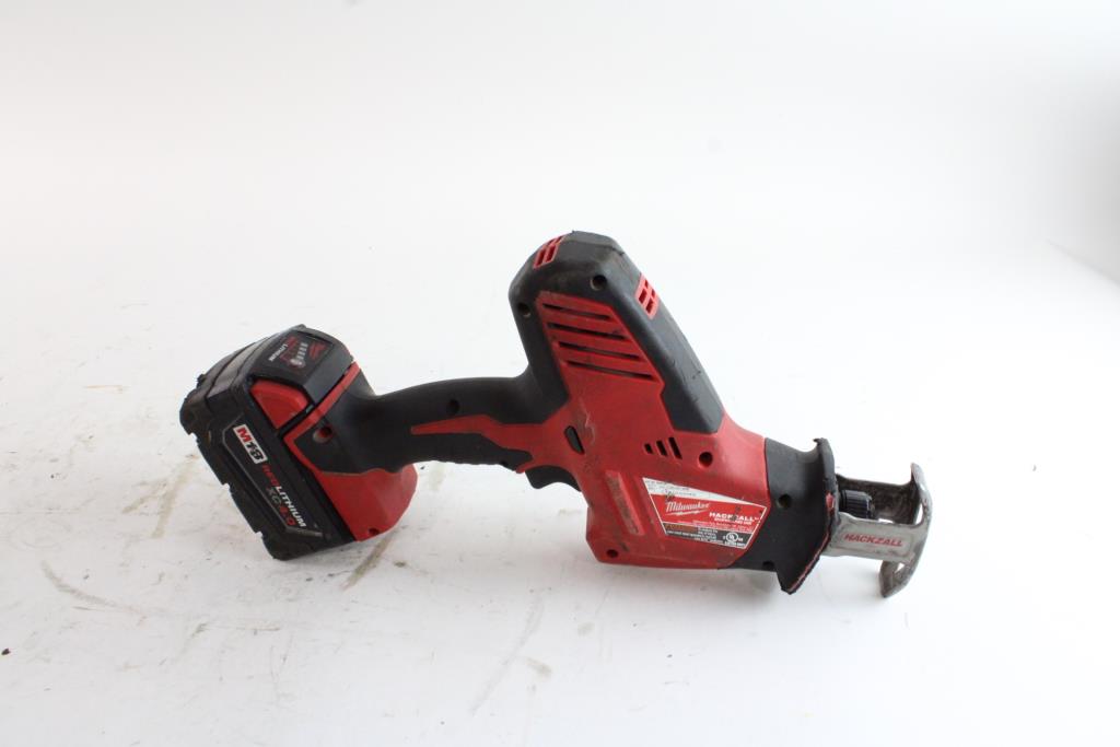 Milwaukee Hackzall Reciprocating Saw Property Room