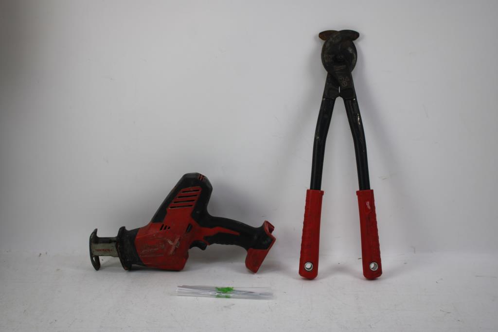 Milwaukee Hackzall Reciprocating Saw, With Utility Cable Cutter