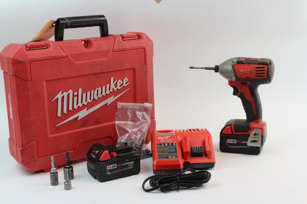 Milwaukee Impact Driver With Case Property Room