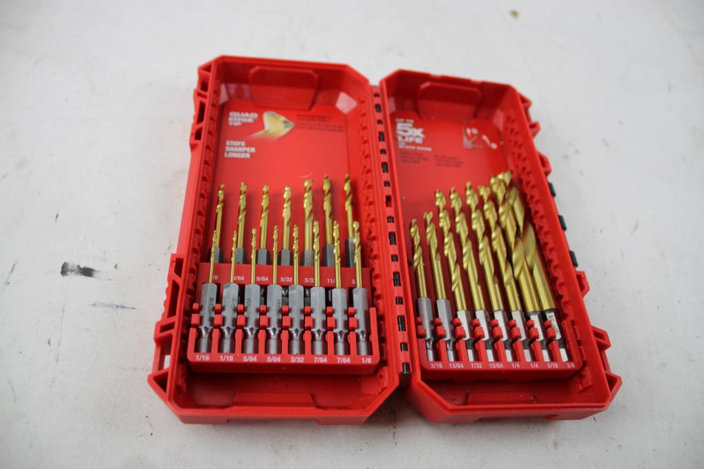 Milwaukee Impact Duty Red Helix Titanium Drill Bit Set