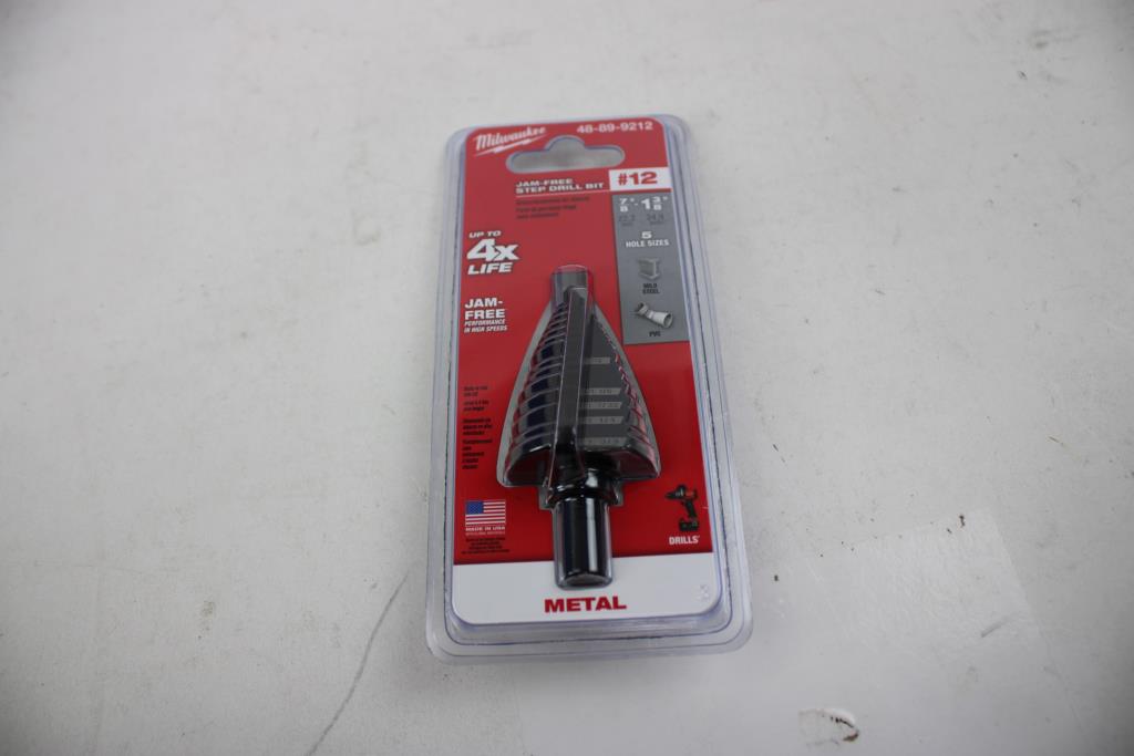 Milwaukee Jam-free Step Drill Bit