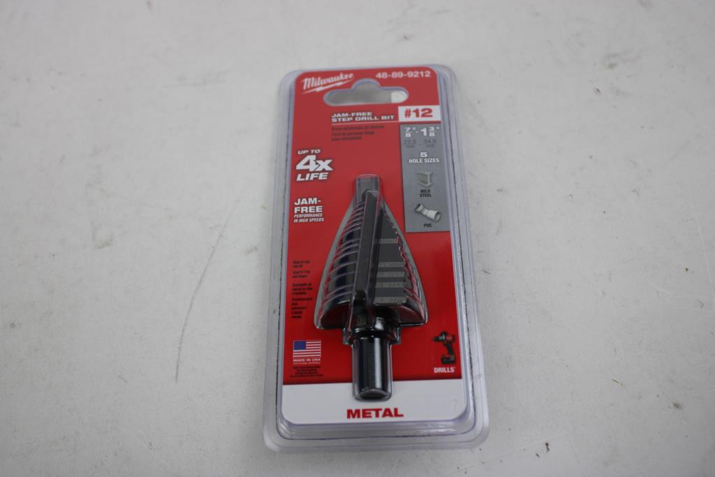 Milwaukee Jam-free Step Drill Bit