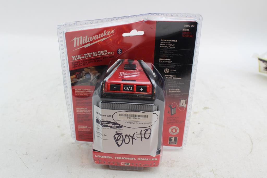 milwaukee 12v speaker