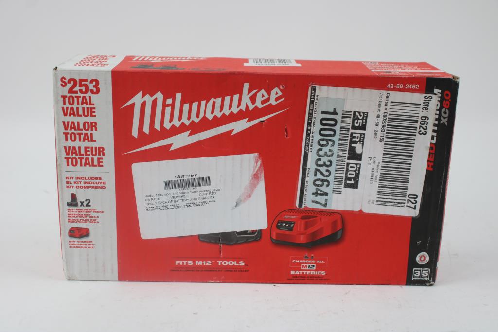 Milwaukee M12 Battery Kit
