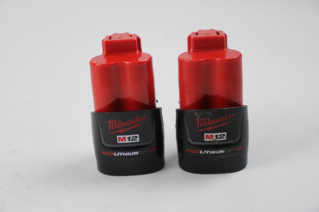 Milwaukee M12 Battery Packs Property Room