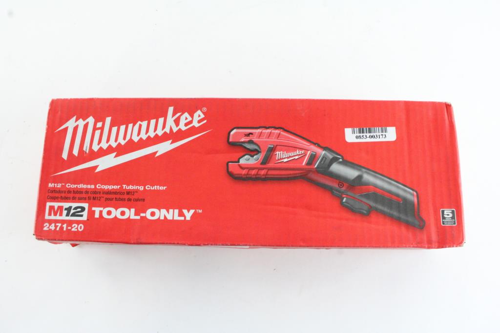 Milwaukee M12 Cordless Copper Tubing Cutter Property Room