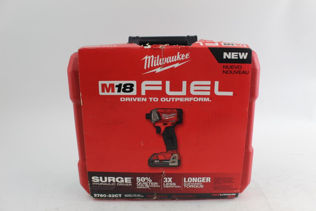 Milwaukee M18 Brushless Cordless 1/4 In. Hex Impact Driver Compact Kit