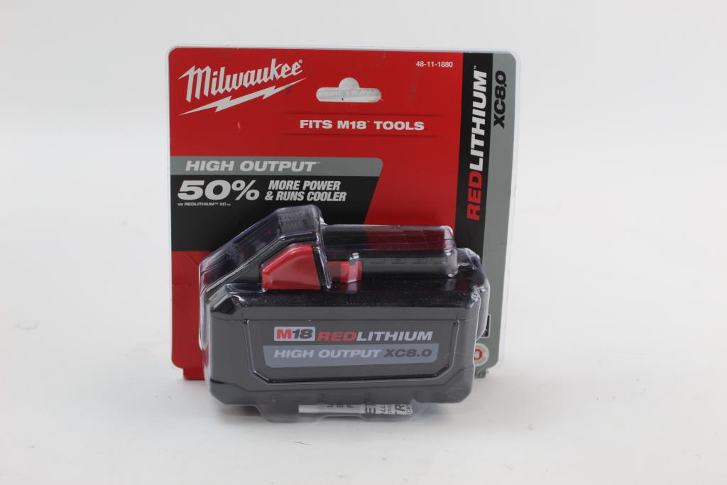 Milwaukee M18 Red Lithium High Output XC8.0 Property Room