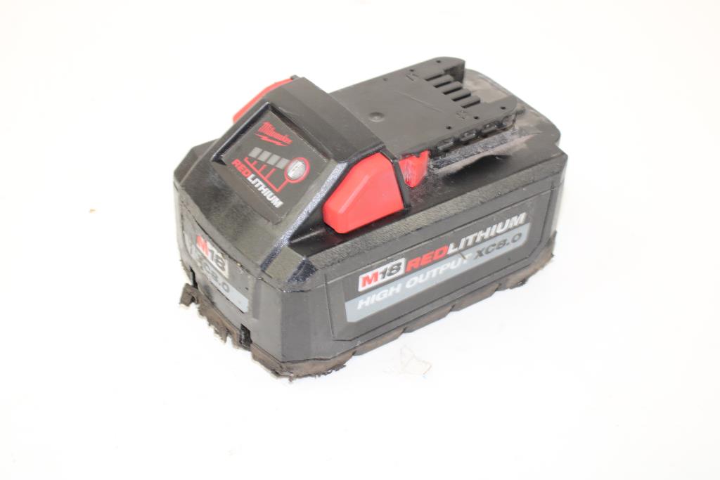 Milwaukee M18 RedLithium High Output XC8.0 Battery Pack Property Room