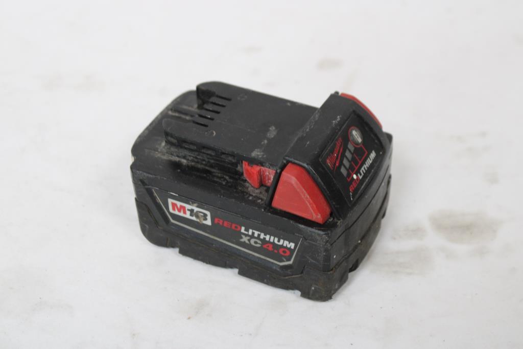 Milwaukee M18-XC4.0 Red Lithium Battery