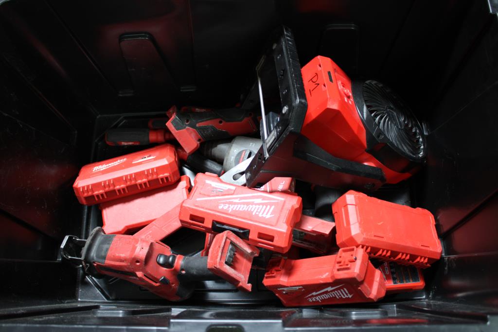 Milwaukee Multi-Tool, Hackzall Saw, Drill Bits, Jobsite Fan, And More