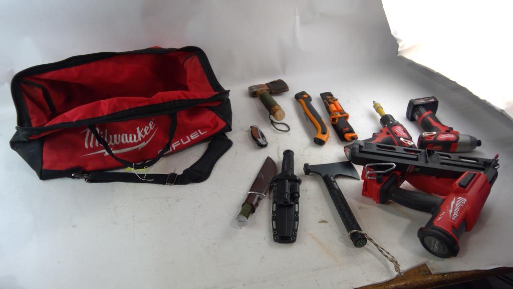 Milwaukee Nail Gun And More 5+ Pieces