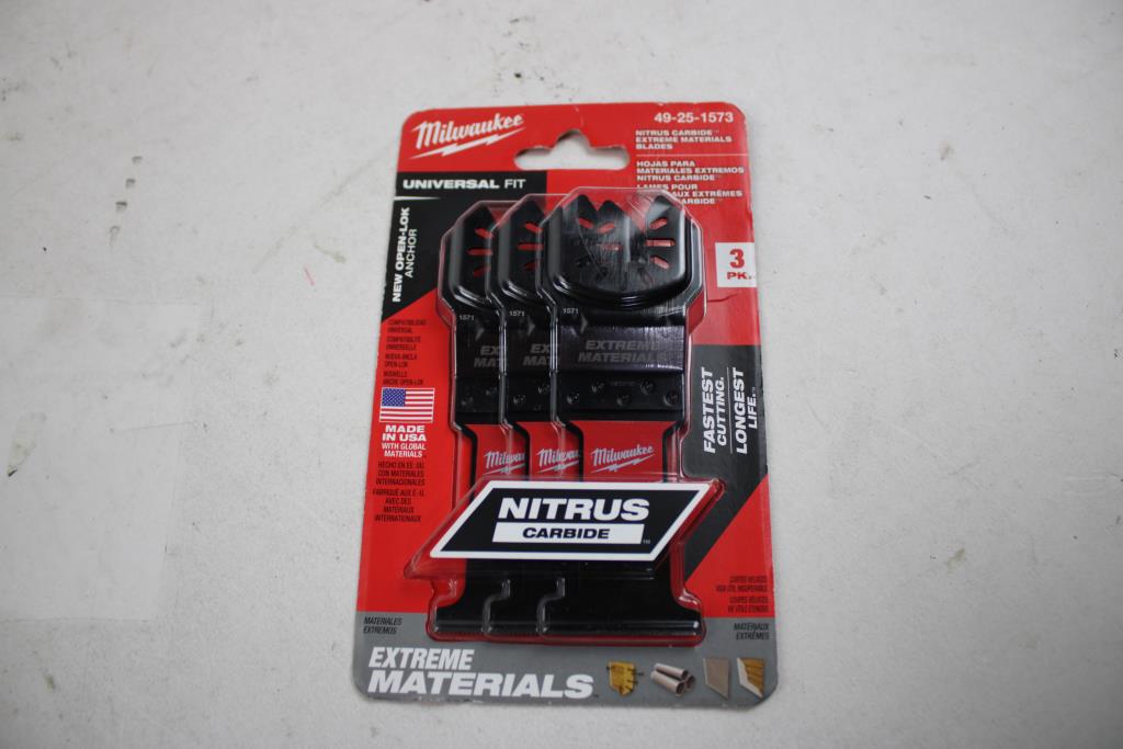 Milwaukee Nitrus Carbide Extreme Materials Blades