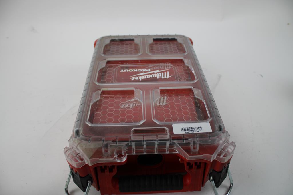Milwaukee Packout Tool Case With Milwaukee Shockwave Impact Duty & More