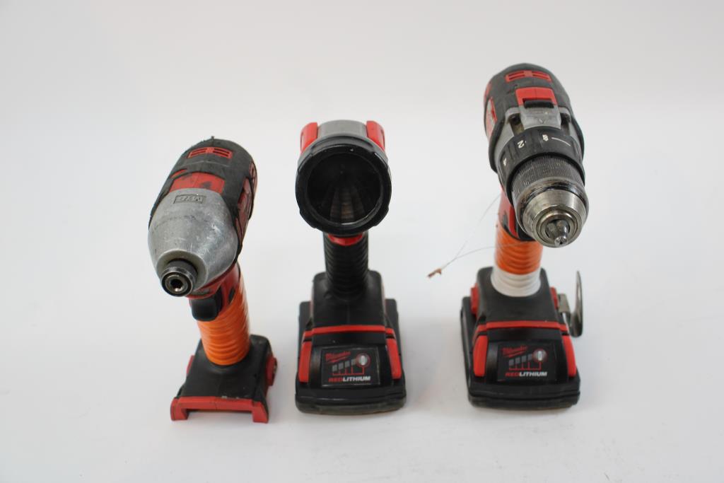 Milwaukee Power Tool Bulk Lot, 4 Pieces Property Room
