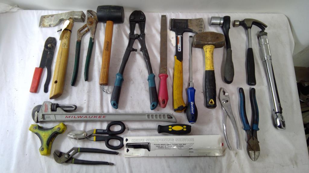 Milwaukee Ratchet Wrench, Duralast Flathead Screwdriver, And More, 18