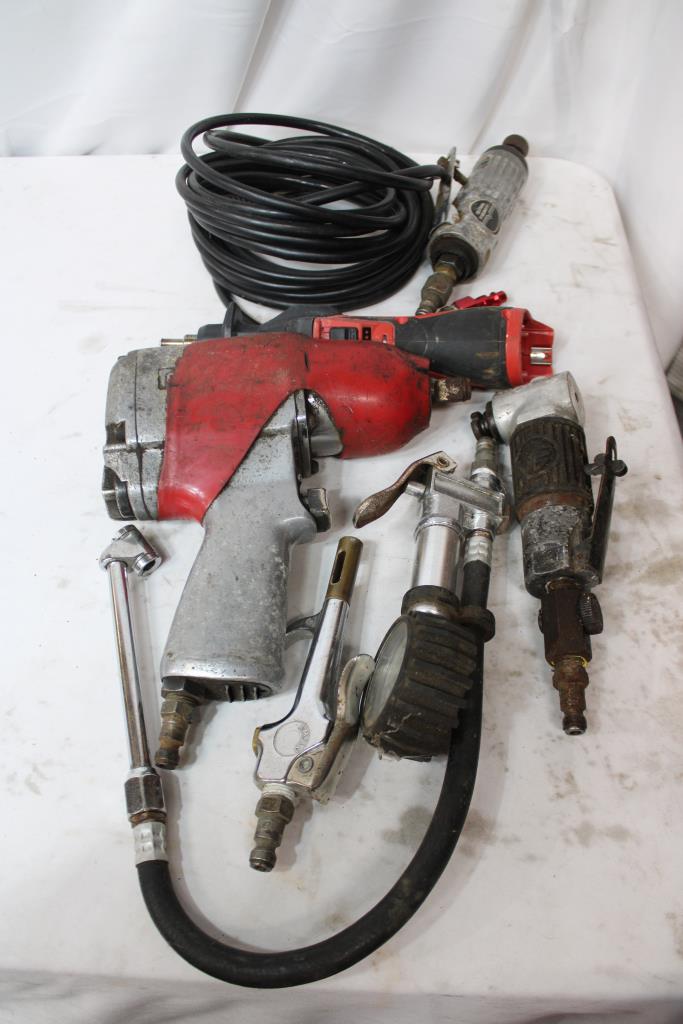 Milwaukee Soldering Iron, Sears Craftstman Impact Wrench, Die Grinder, And More, 5 Pieces