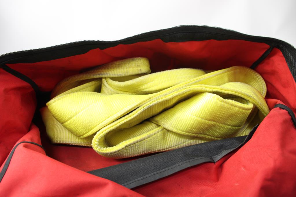 Milwaukee Tool Bag, Towing Hooks, Yellow Strap