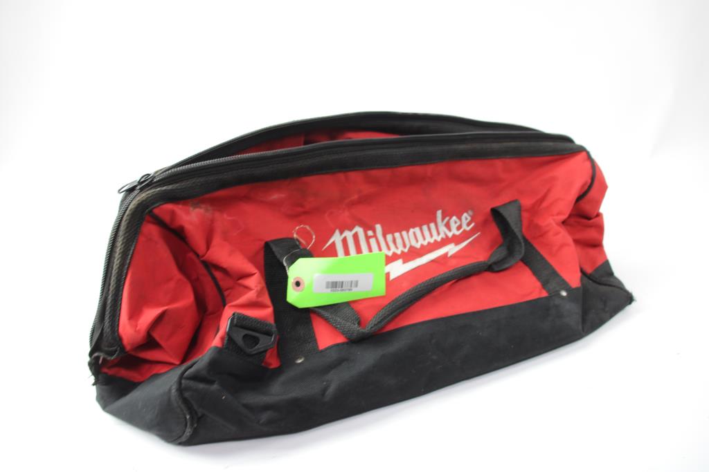 Milwaukee Tool Bag With Flathead Demo Driver, Ace Pro Adjustable Wrench, And More