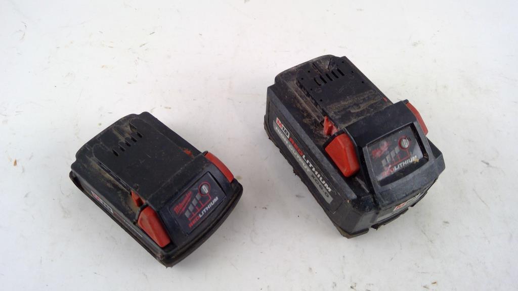Milwaukee Tool Batteries 2 Pieces