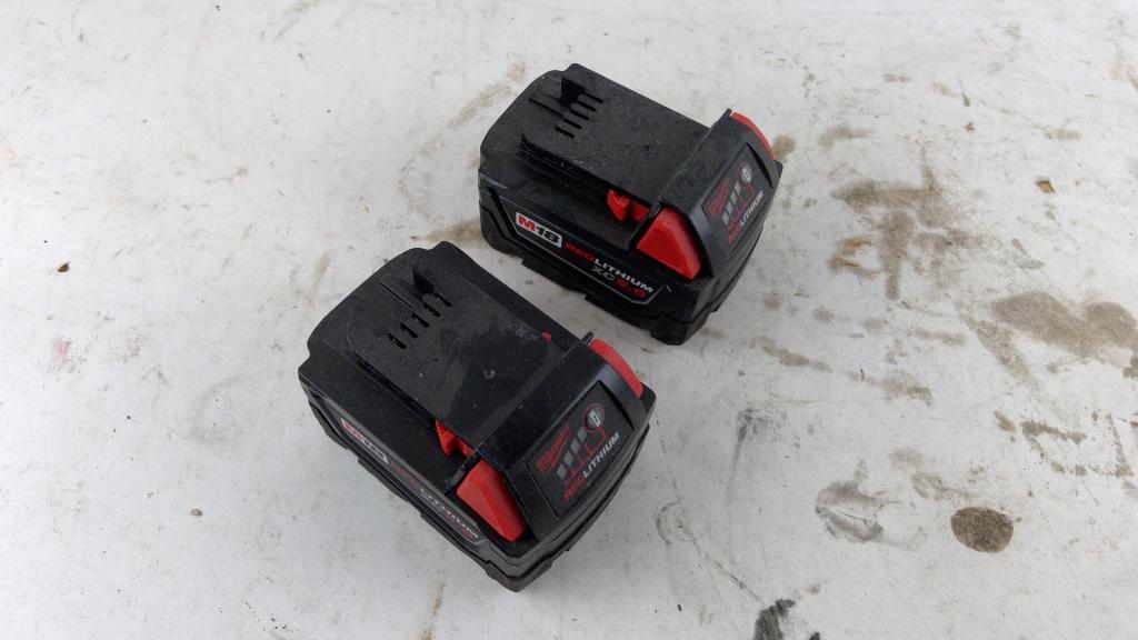 Milwaukee Tool Batteries 2 Pieces