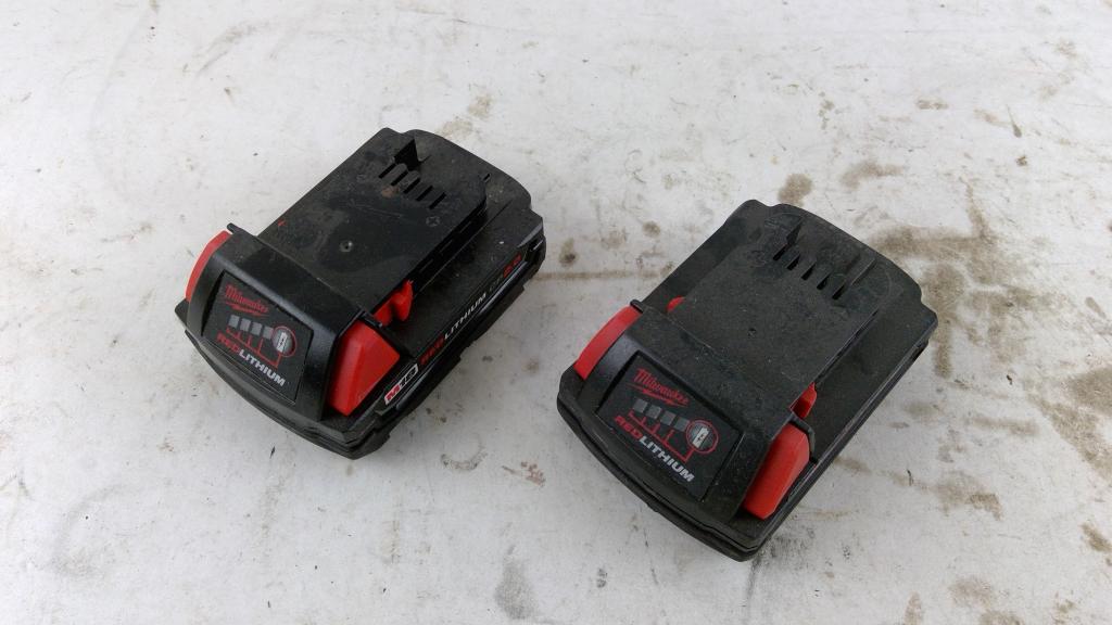 Milwaukee Tool Batteries 2 Pieces