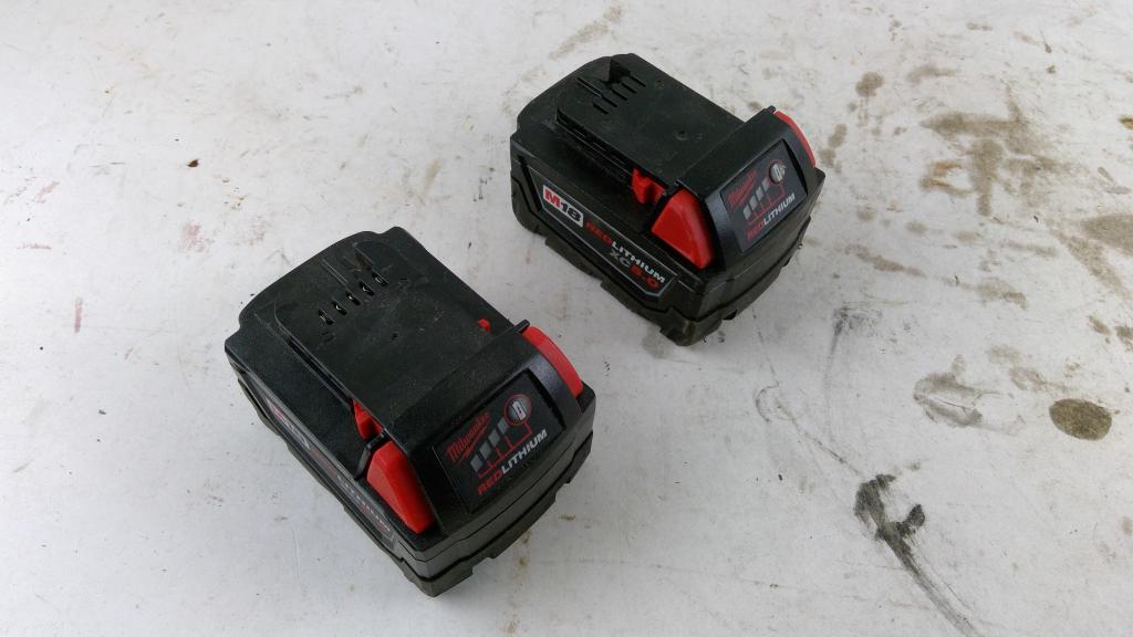 Milwaukee Tool Batteries 2 Pieces