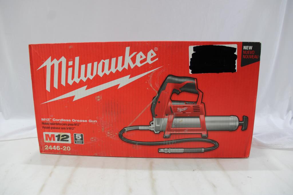 Milwaukee M12 Cordless Grease Gun Property Room