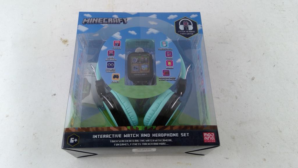 Minecraft Interactive Watch & Headphone Set