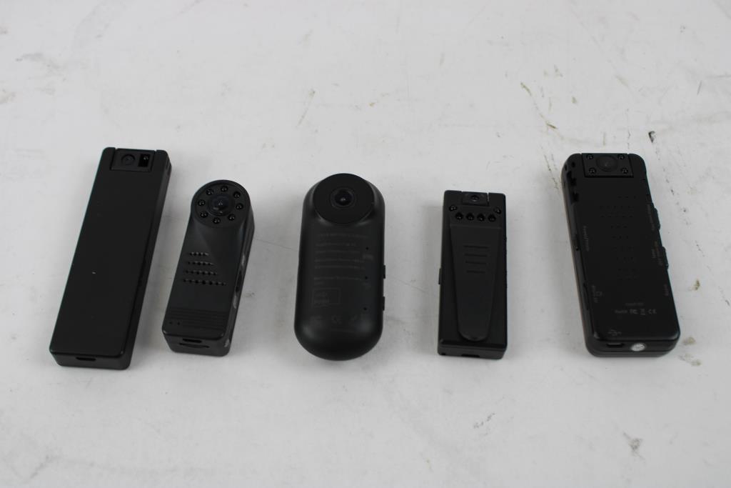 Mini Cameras/Recorders, 5 Pieces