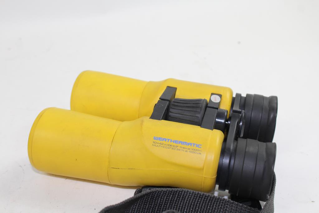 Minolta Wathermatic 10x42 Binoculars With Travel Case Property Room