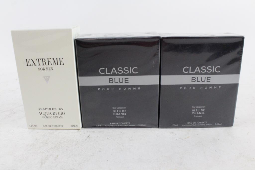 classic blue pour homme chanel