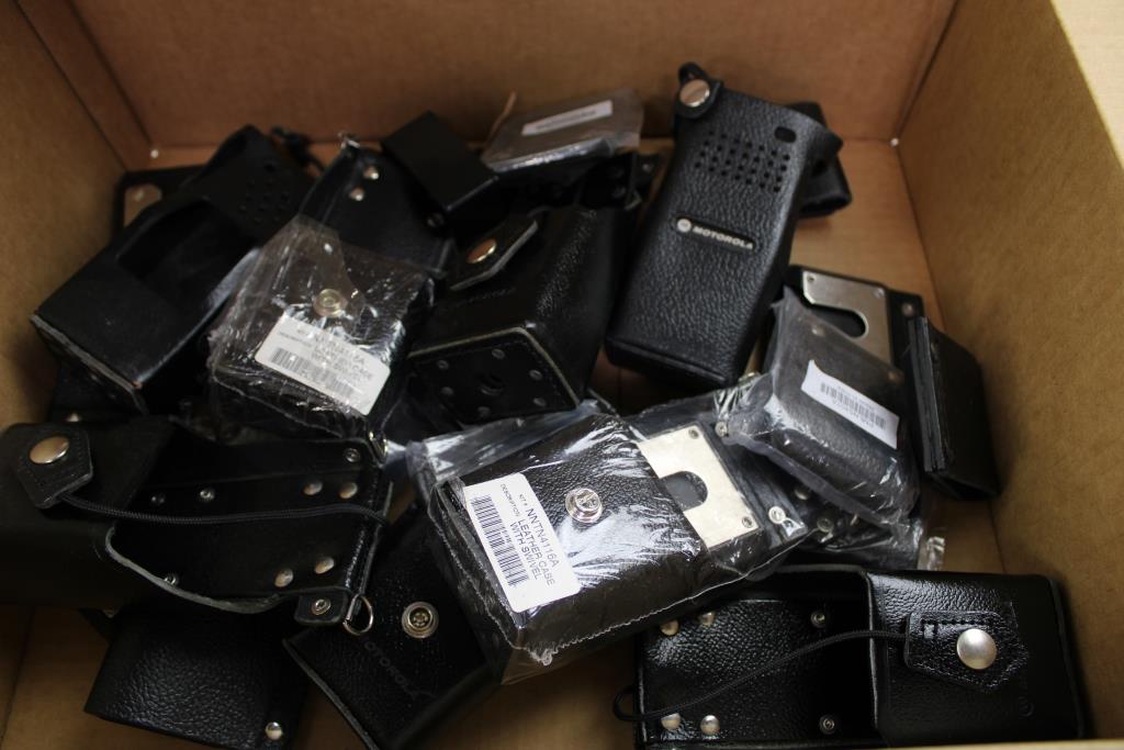 Misc Radio Leather Holster Pieces