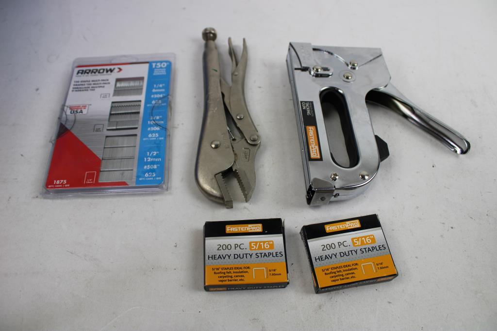 Misc Wrenches, Staple Gun, Staples