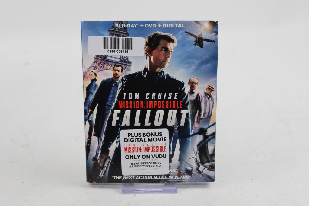 Mission Impossible: Fallout (2018) Blu-Ray + DVD + Digital