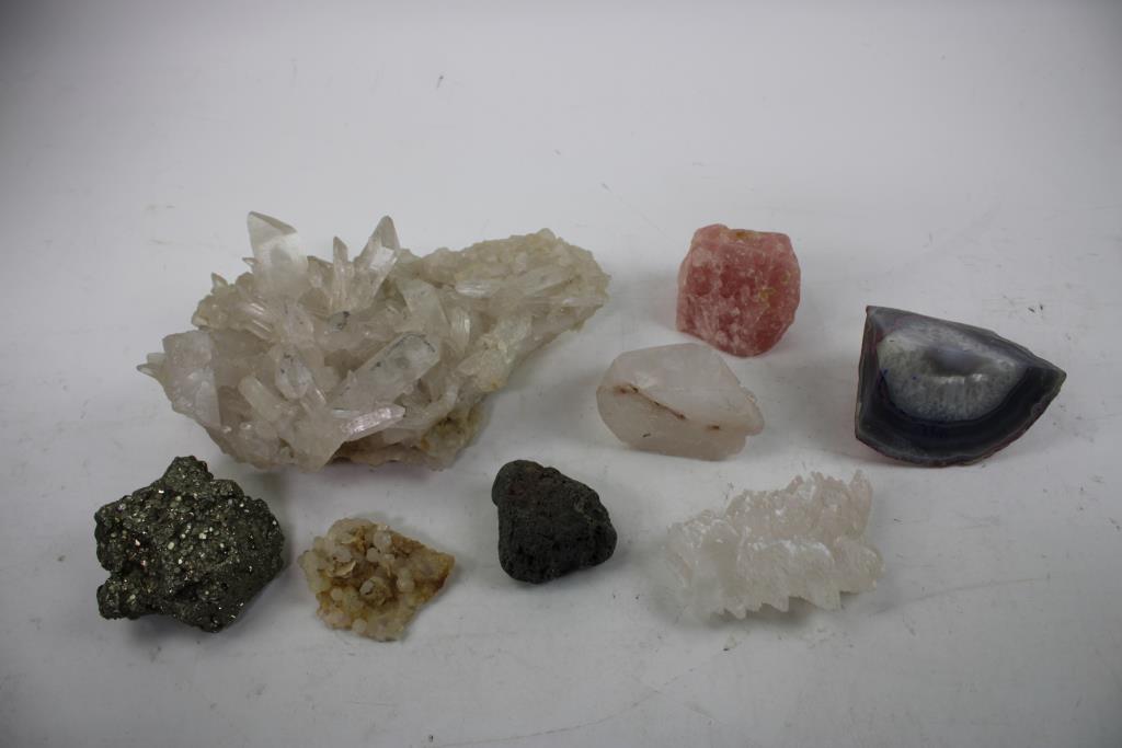 Mixed Crystals Lot, 22 Pieces