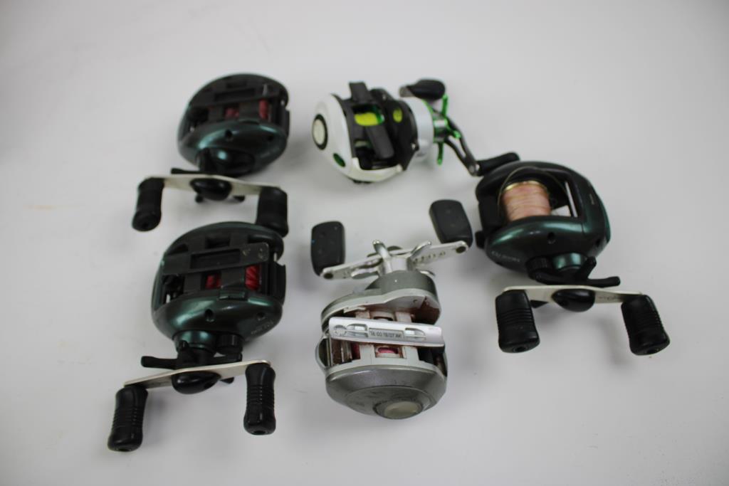 Mixed Fishing Reel Lot, 6 Pieces