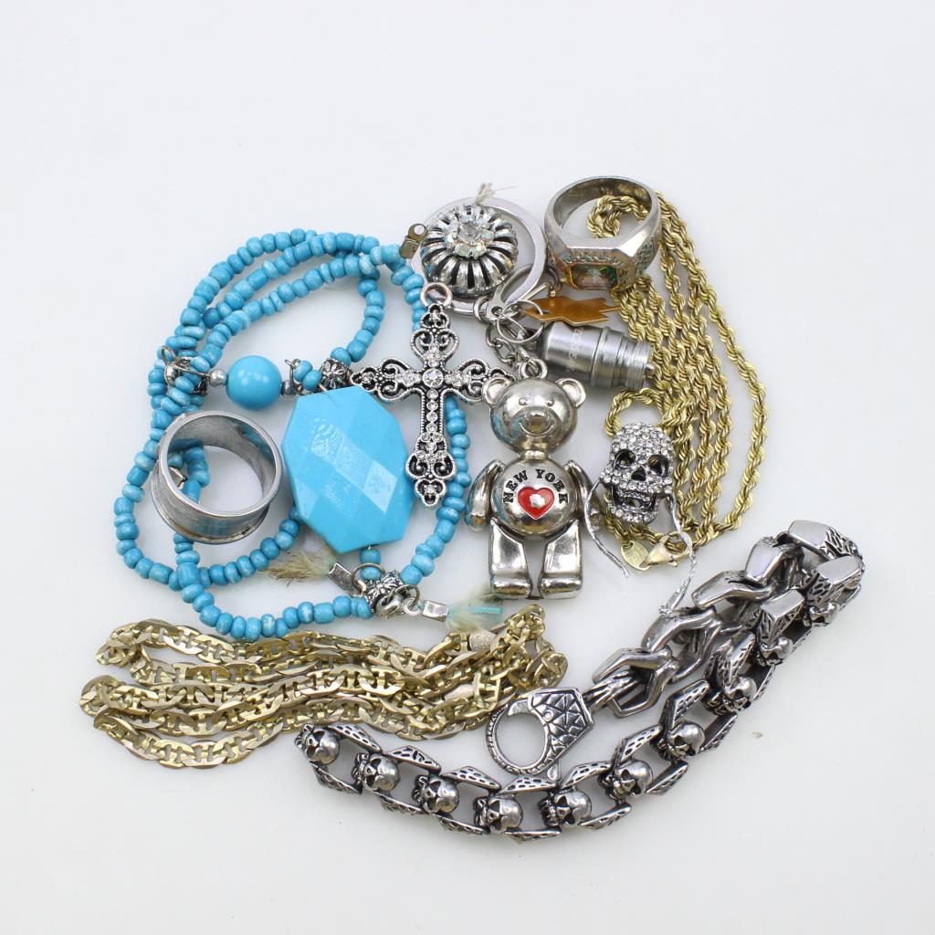 Mixed Jewelry, 10 Pieces Property Room