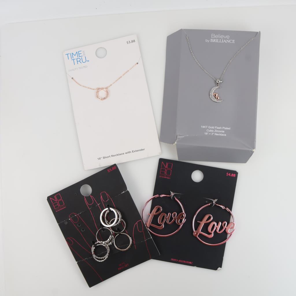 Mixed Jewelry, 4 Pieces